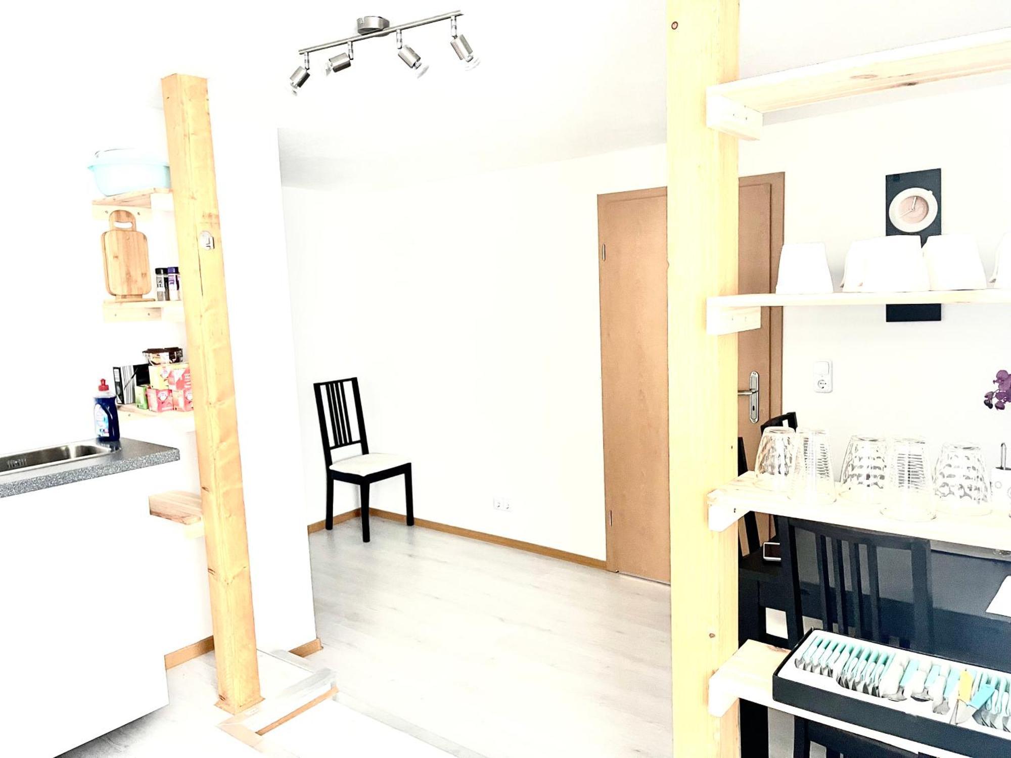 Monteurwohnung Am Flughafen 施科伊迪茨 外观 照片